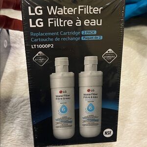 2 NWT LG Genuine OEM LT1000P Fridge Water Filter